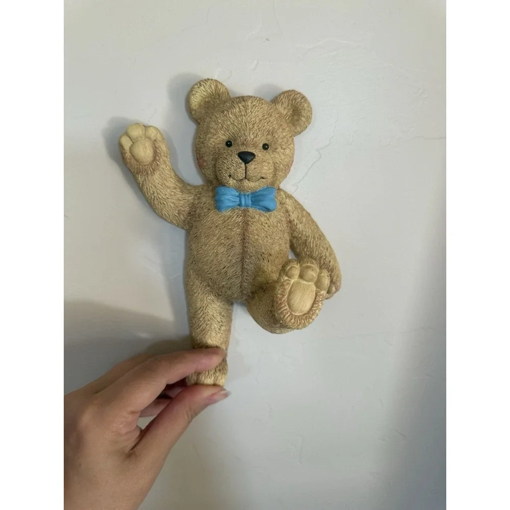 Vintage Home Interiors Kids Resin Bear Towel Hanger
